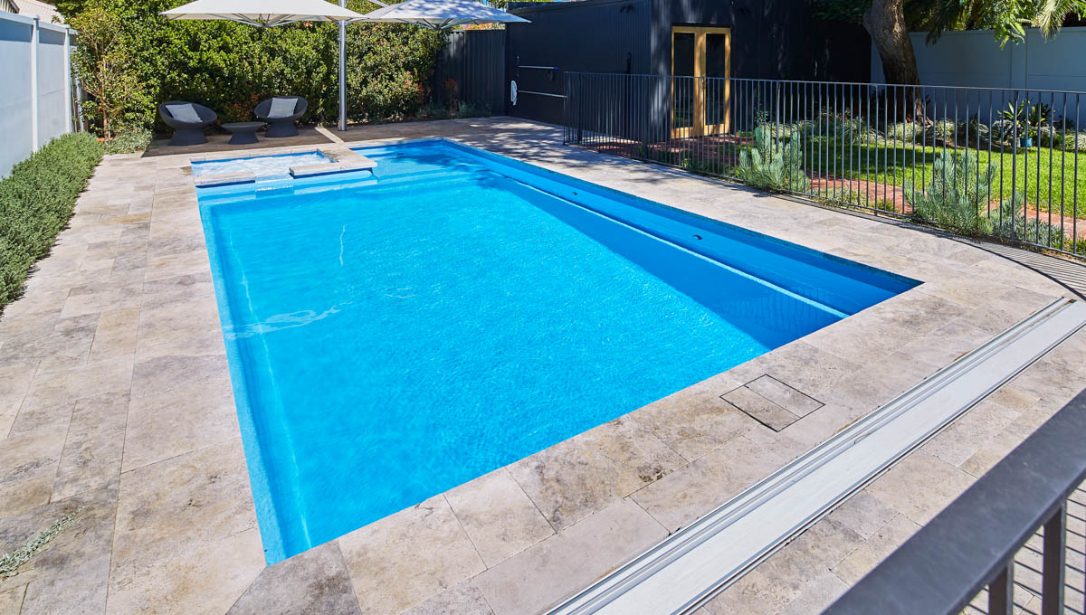 Brooklyn 9.6m x 4.4m Sky Blue Shimmer Inglewood - Barrier Reef Pools